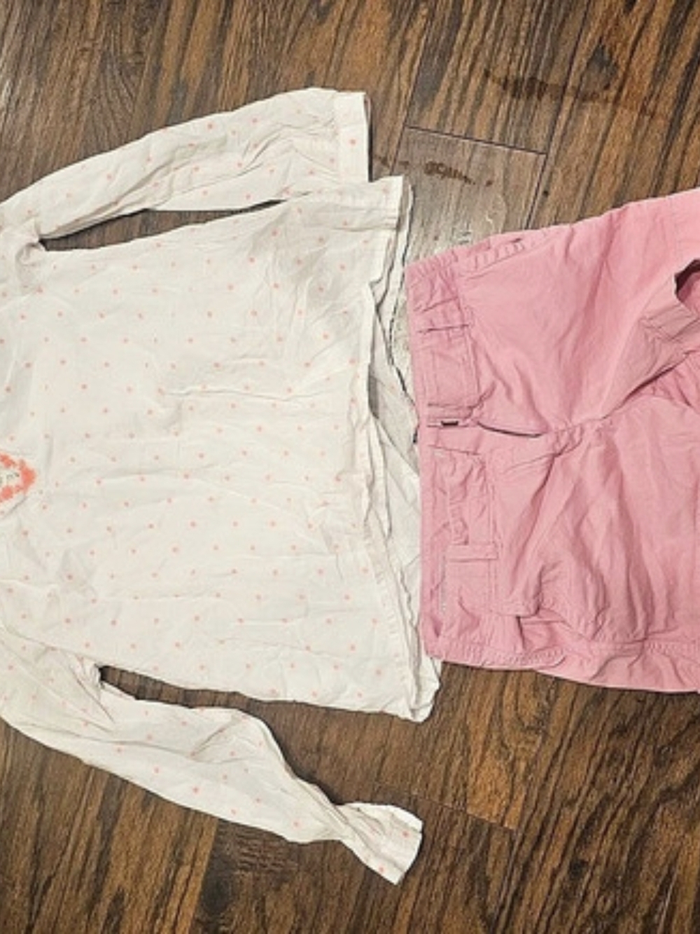 Osh Kosh Girls Embroidered Polka Dot Set Size 10 & Vinyard Vineyard Vines Pink